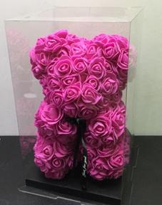 Мишка из роз (большой) 40 см