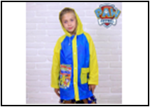 Дождевик детский "Отряд щенков" Paw Patrol, р-р M, рост 100-110 см