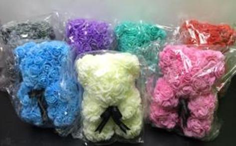 Мишка из роз