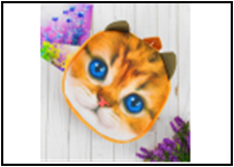 Детский рюкзак "Котенок" 24*24см