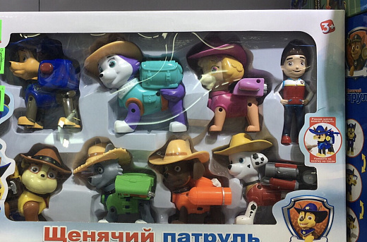 Набор щенков (зимняя серия)