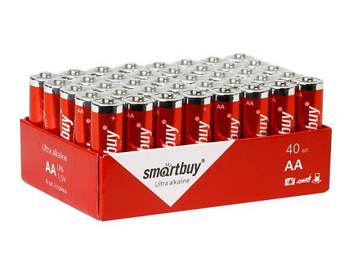 Батарейка алкалиновая Smartbuy LR6/40 bulk (40/720)